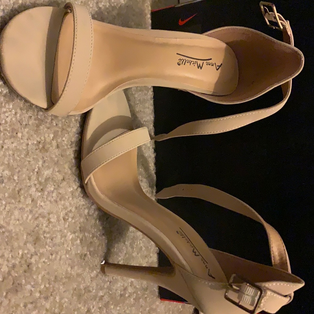 Cream heels